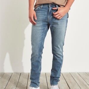 Hollister California Skinny Flex Light Blue Men's Blue Jeans 31W 32L
